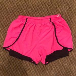 ASICS Running shorts pink and black